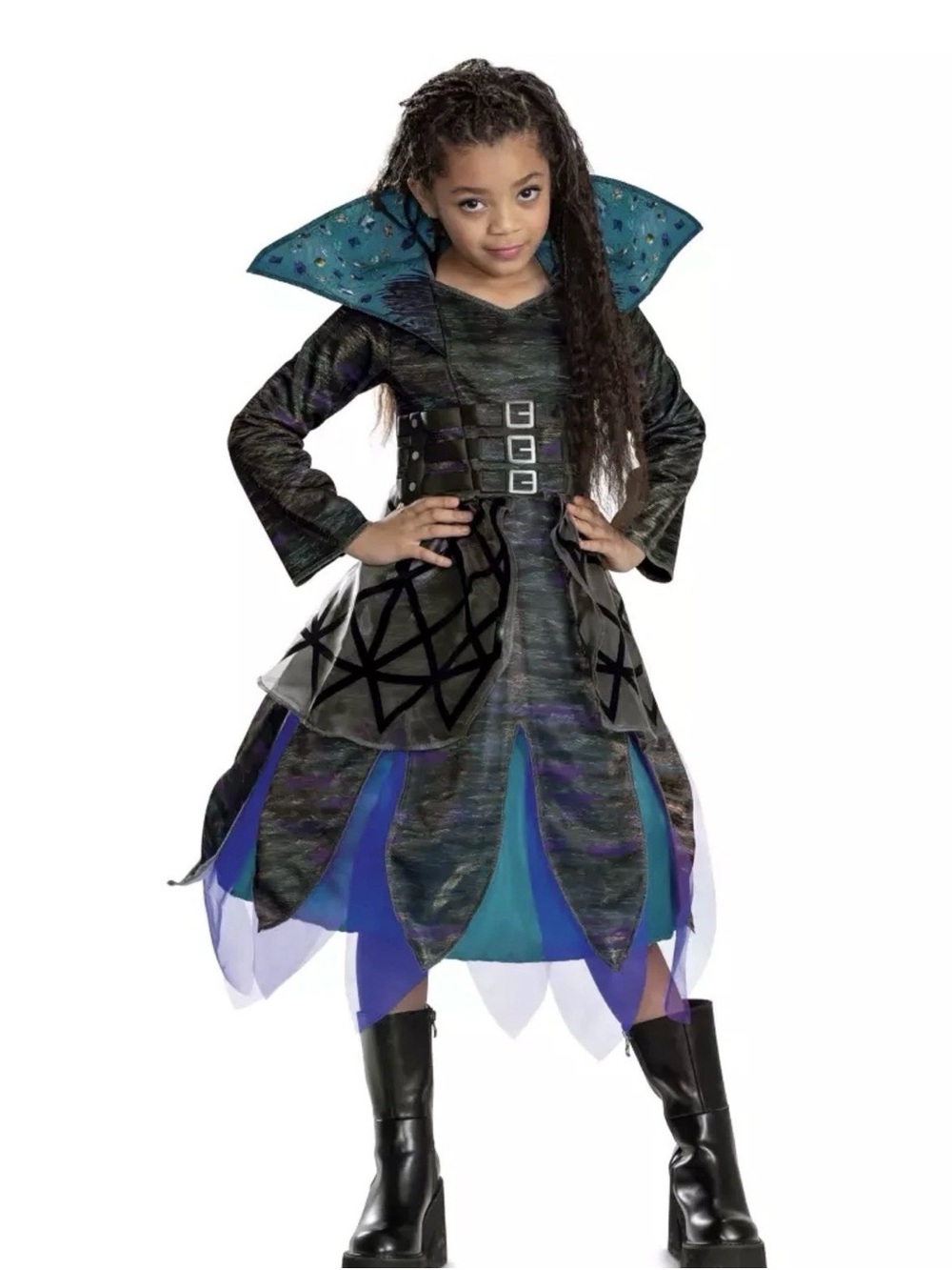 Disney Descendants Rise of Red Uliana Halloween Costume Kids Size S 4-6 NWT